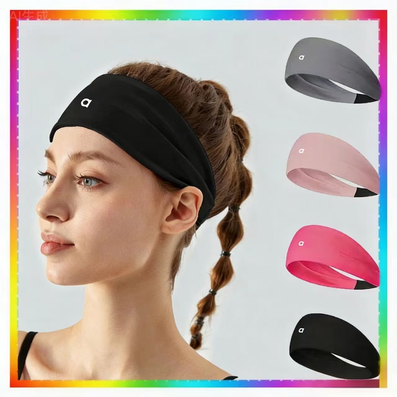 Yoga Hair Bands Top Quality Fitness Excerise Supplies Running Gym Sport Hidroschesis Belt Elasticity Headband One Size