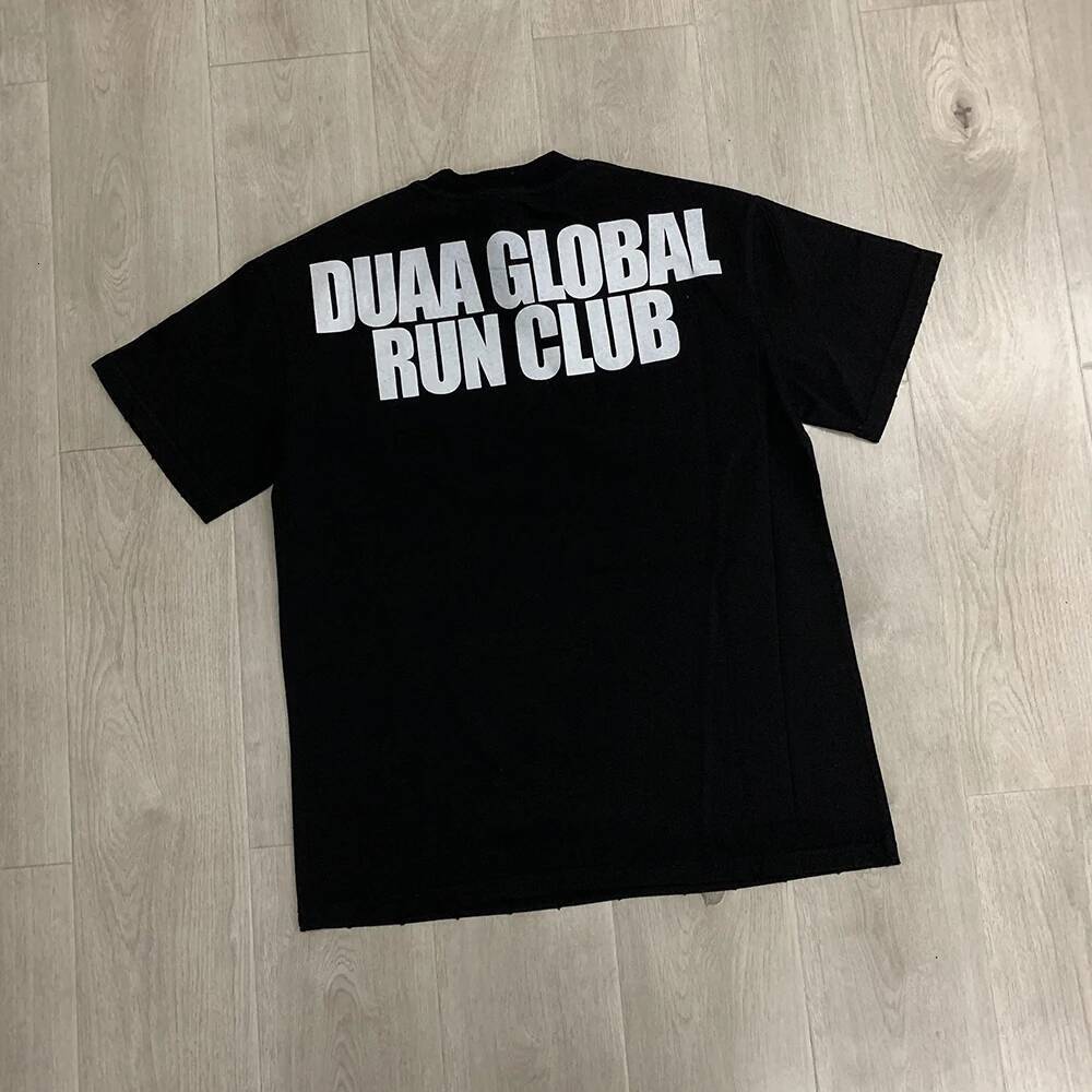 Summer Running Club Rhinestone Cotton Short Sleeve Tshirts for Men and Women Harajuku Hip Hop Loose Shinning Diamond Top Tees ddmythur