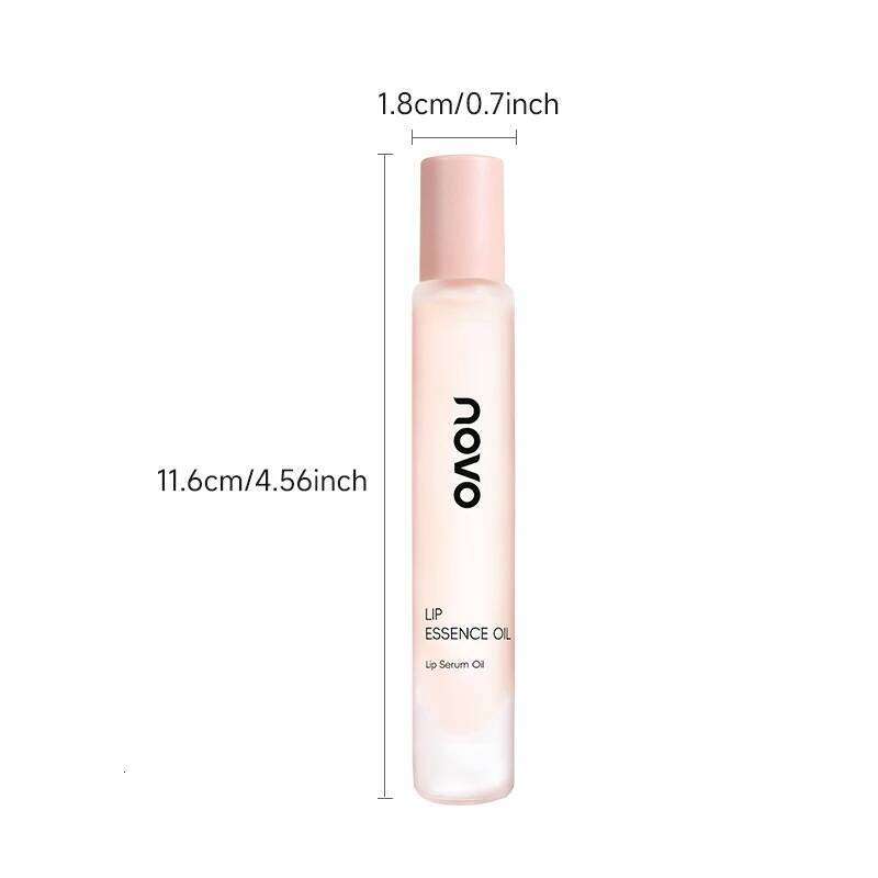 Fruit Flavored Vitamin E Oil & Hydrating Serum,Nourishing Lip Oil, Long-Lasting Moisture,Mirror Shine Glass,Non-Sticky W260311