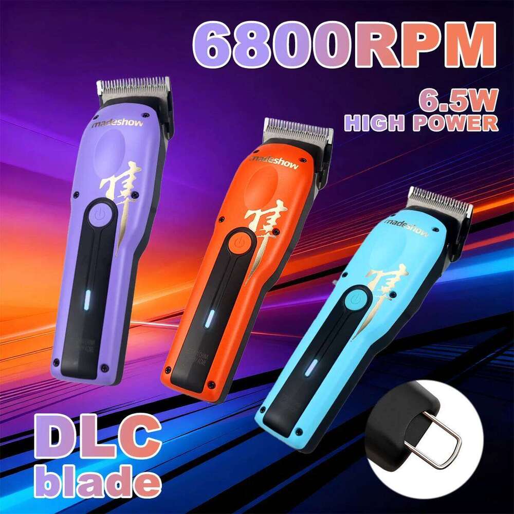 MADESHOW M15 Professional Men DLC Blade 6800RPM 6.5W 2200mAh Low Noise for Salon Use Hair Clipper Barber Shop C260312