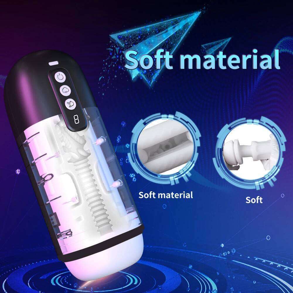 Automatic Sucking Masturbator for Men Massager Real Vagina Pocket Pussy Penis Oral Male Masturbating Cup Adult Sex Toy Z260311