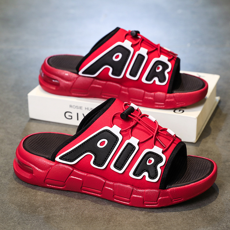 New free shipping designer slippers for mens flat slippers black white red grey khaki Fashionable versatile outdoor casual beach sandals