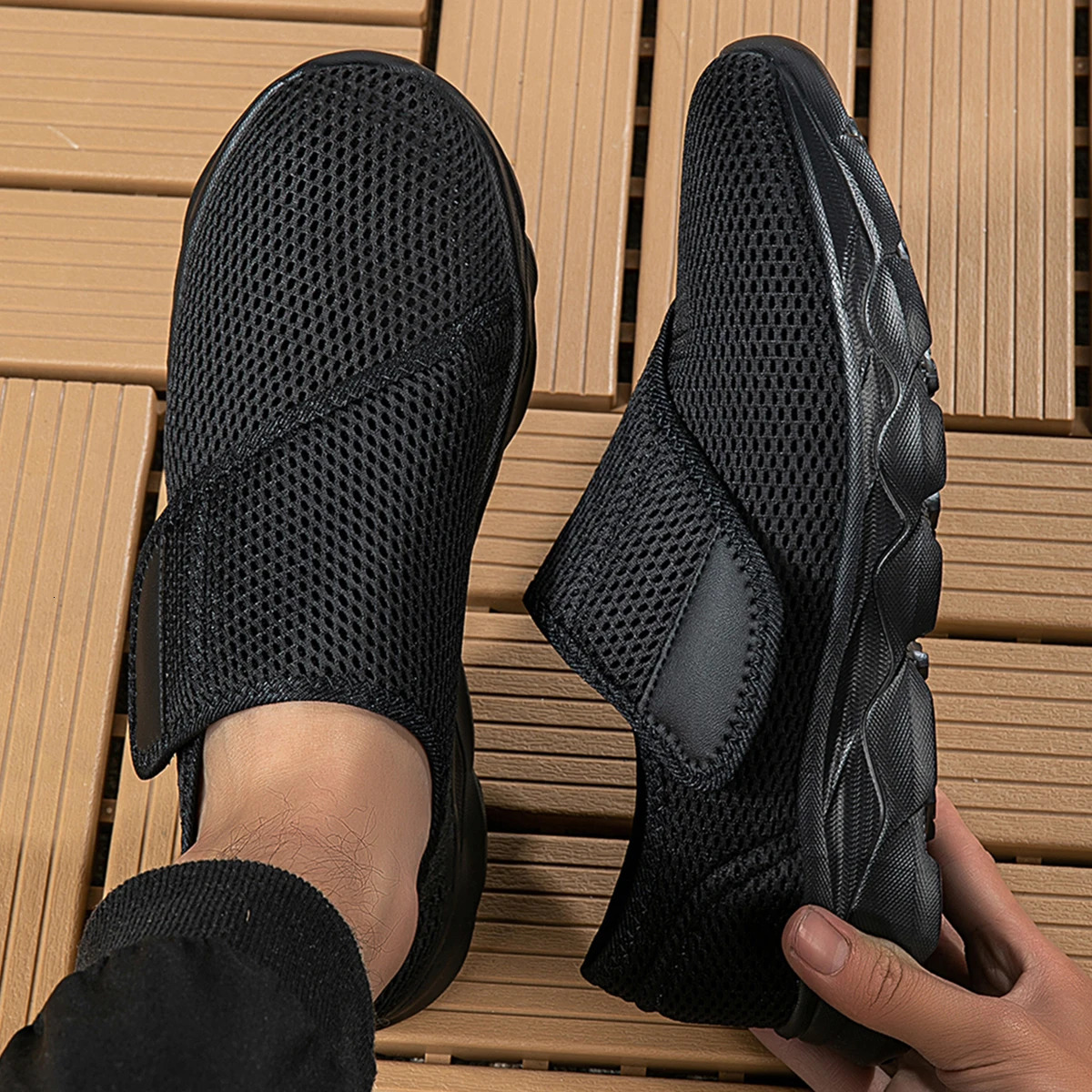 Casual Orthopedics Wide Feet Swollen Shoes Thumb Eversion Adjusting Soft Comfortable Diabetic Shoe Walking Shoes 260227