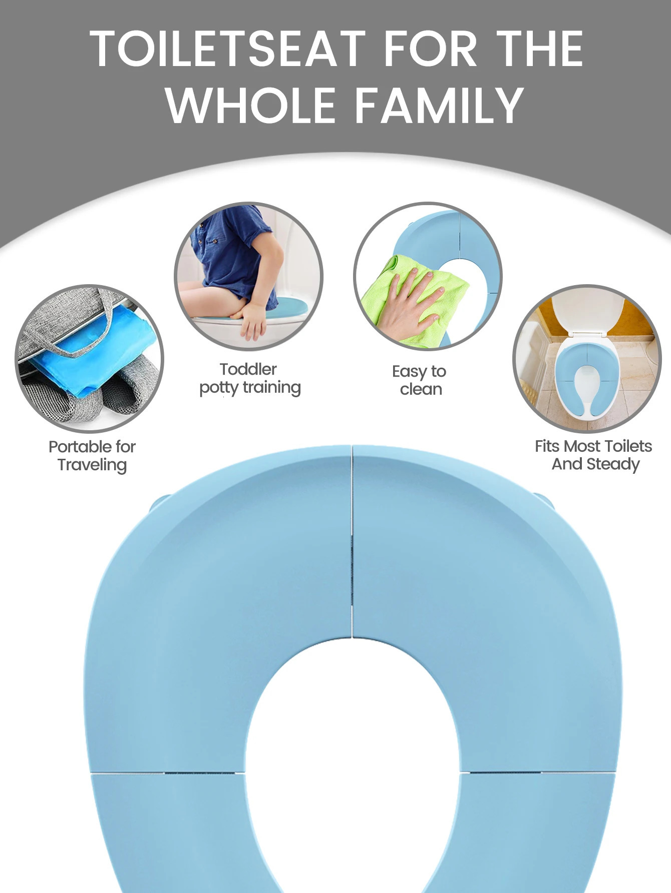 Portable Baby Travel Toilet Training Seat Folding Potty NonSlip Urine Assistant Cushion 260311