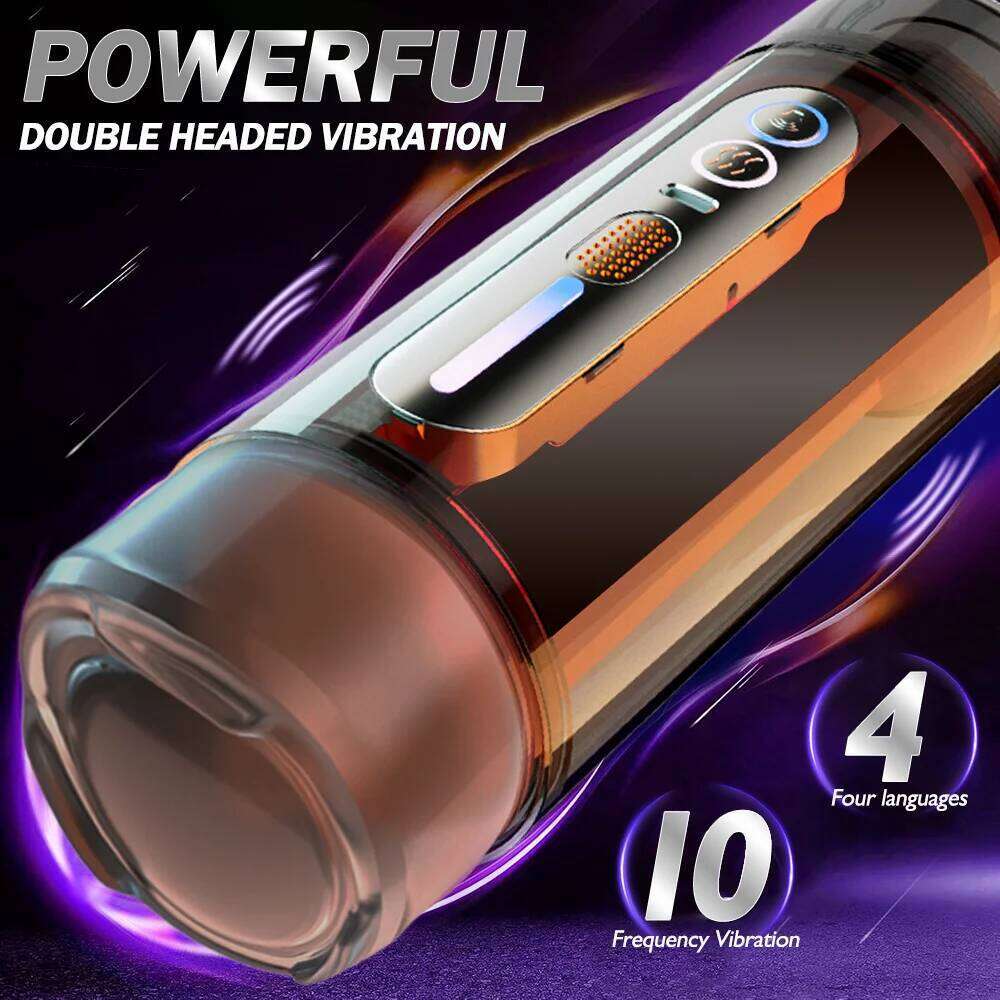 Automatic Male Masturbator Cup Adult Supplies Pocket Pussy Sexy Voice Blowjob Vaginal Penetration Adults Goods for Man Sex Toys Z260312