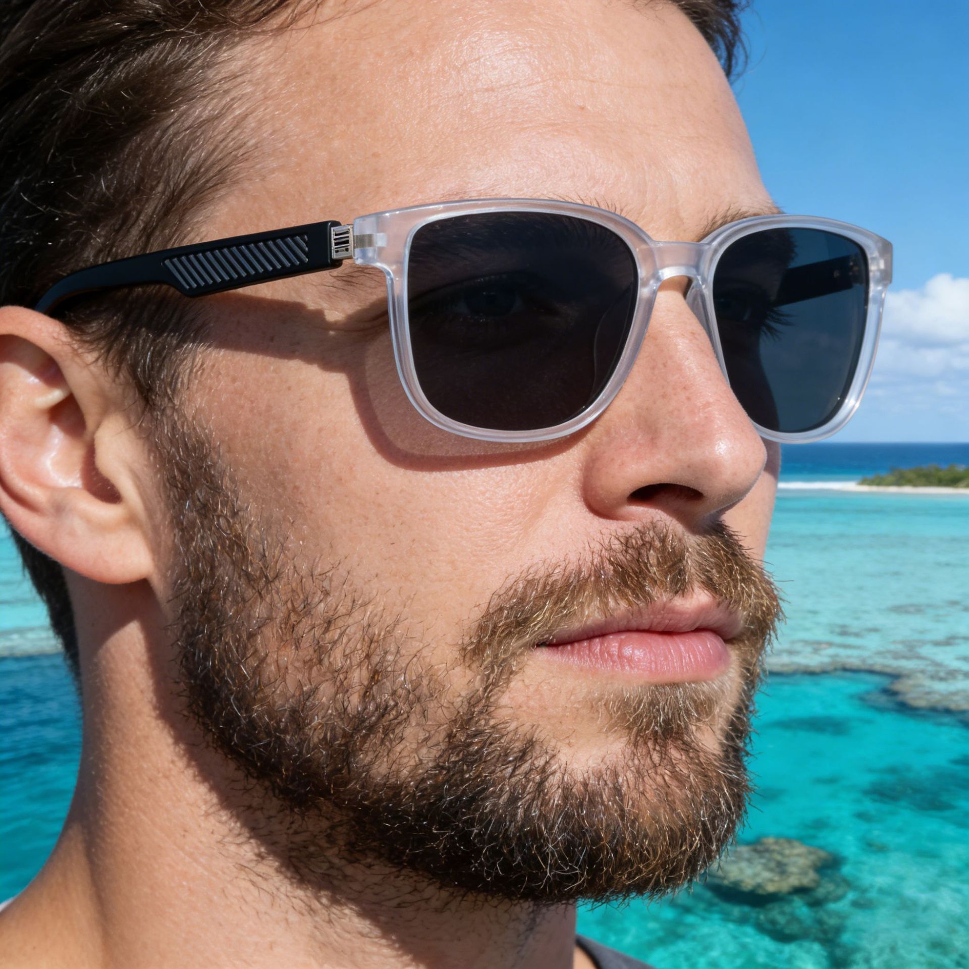 2026 New Fashion Square Frame Polarized Versatile and Stylish, Outdoor Driving Sun Protection Sunglasses for Men,