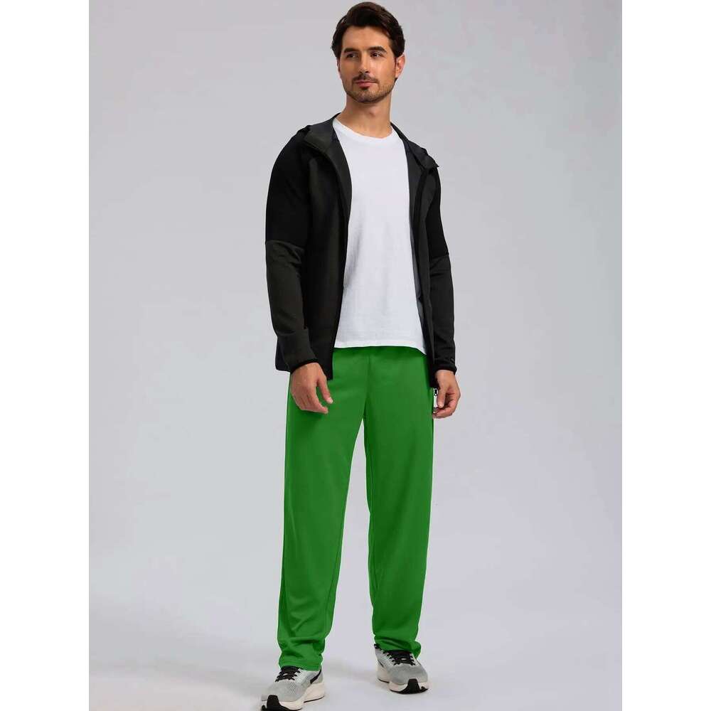 Men's Quick Dry Breathable Lightweight Activewear Pants with Elastic Waist And Zipper Pockets for Gym Casual Fitness Running Hik
