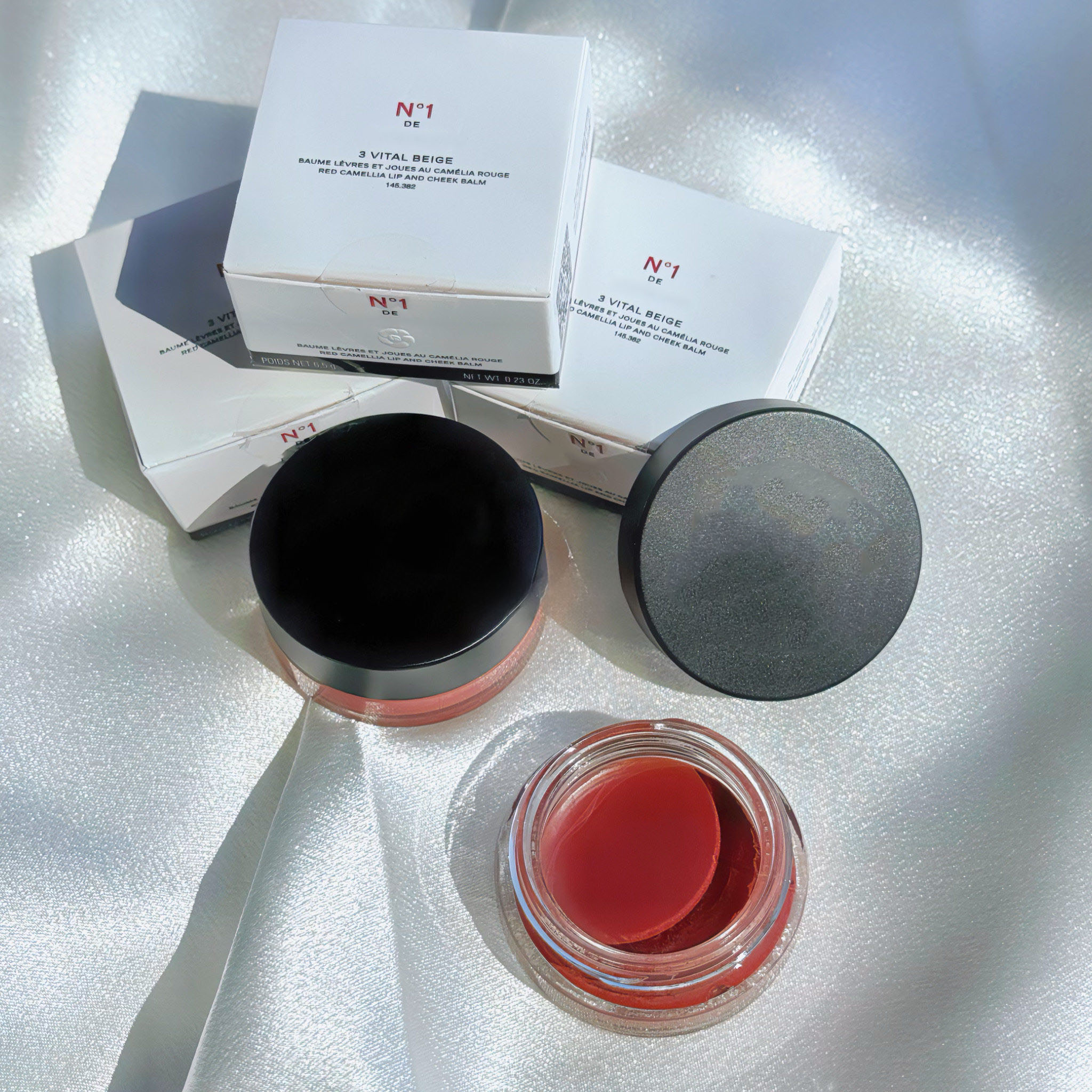 France Brand Red Camellia Lip And Cheek Balm N1 De Camelia Baume #5 Lively Rosewood #6 Berry Boost #7 Vibrant Coral Rouge 6.5g Multi-functional Balm For Hydrating Lips