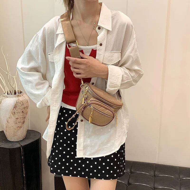 New Fashion Women S Chest Trend Brand Temperament Shoulder High Quality Casual Crossbody Bag Luxury Handbag XIU LAI SI