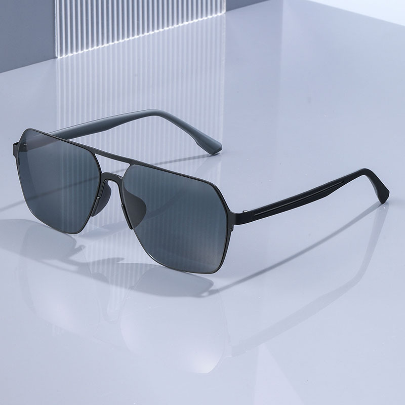 2026 New Fashion Square Frame Sunglasses for Men, Outdoor Driving Sun Protection Glasses, Men's Wholesale
