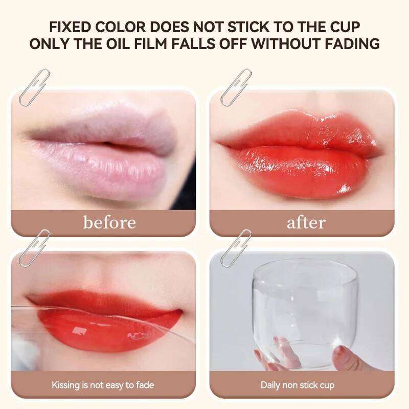 GECOMO Black Magic Lipstick - Moisturizing Gloss, Long-Lasting, Temp-Sensitive Color Change, Lip Hydration,Korean makeup W260311