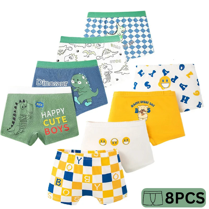 48 Pieces Boys Cotton Boxer Briefs Truck Car Graphic Print Kids Shorts Breathable Comfortable Washable Children Underwear 260311