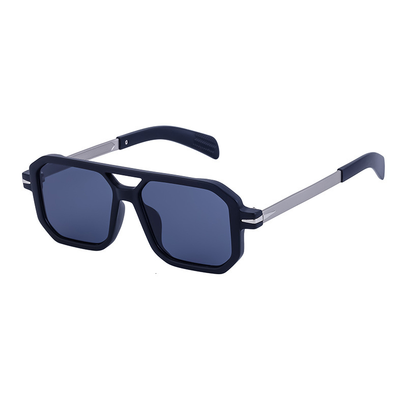 Fashionable Square Frame Polarized Driving Sunglasses for Men, Outdoor Sun Protection Sunglasses, Men's Eyewear