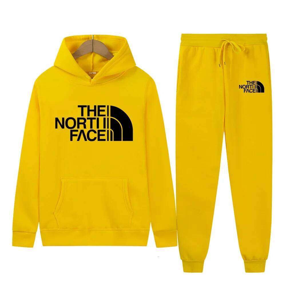 New Autumn Winter Men Women Tracksuit Hoodies + Pants 2Pcs Sets Suit Fashion Trend Hip Hop Y2K Clothing Sportswear Sweatshirts C260312