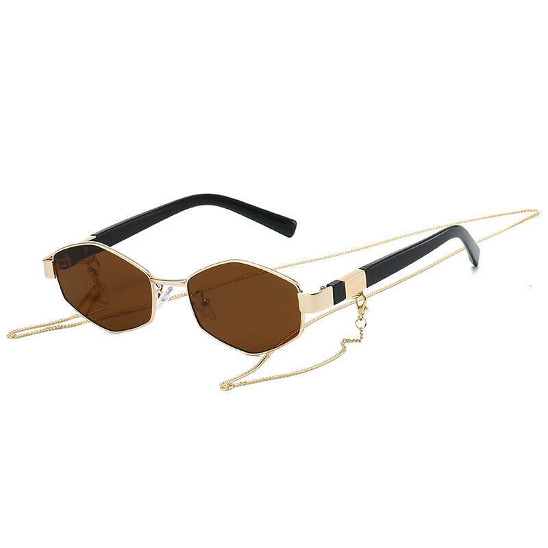 Sunglasses Polygonal Metal Frame European American Style Personality Design with Decorative Accents for Street Photography Daily Outdoor Wear Gift Hig
