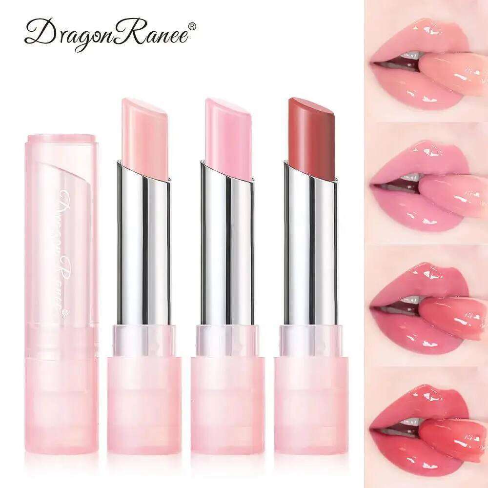 Pink Jelly Lipstick With Temperature Change Effect Moisturizing Balm Long Lasting Nourishment Lip Gloss For Healthy Lips W260311