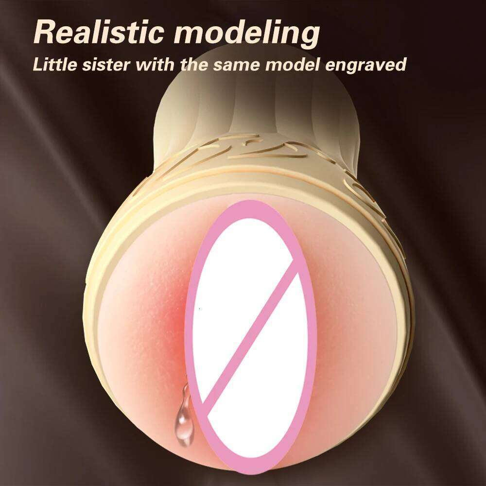 Pusssy Male Masturbator Massager Sex Toys Sucking Cup for Men Pussy Vagina Pocket Penis Tooys Oral 18 Z260312