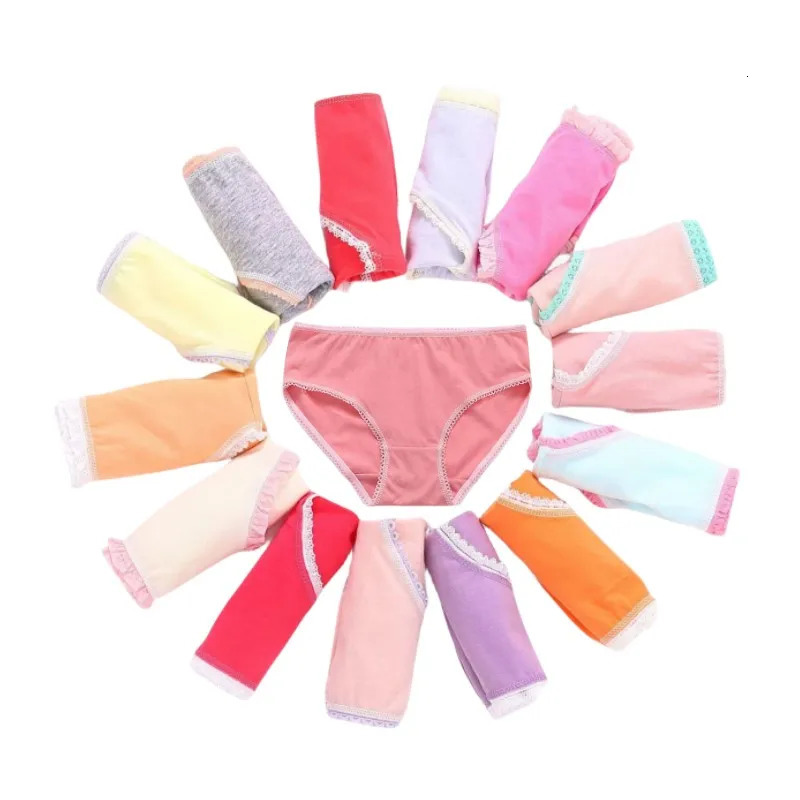 36pcsLot Girls Underwear Panties Kids Girl Cotton Briefs 212Years 260311