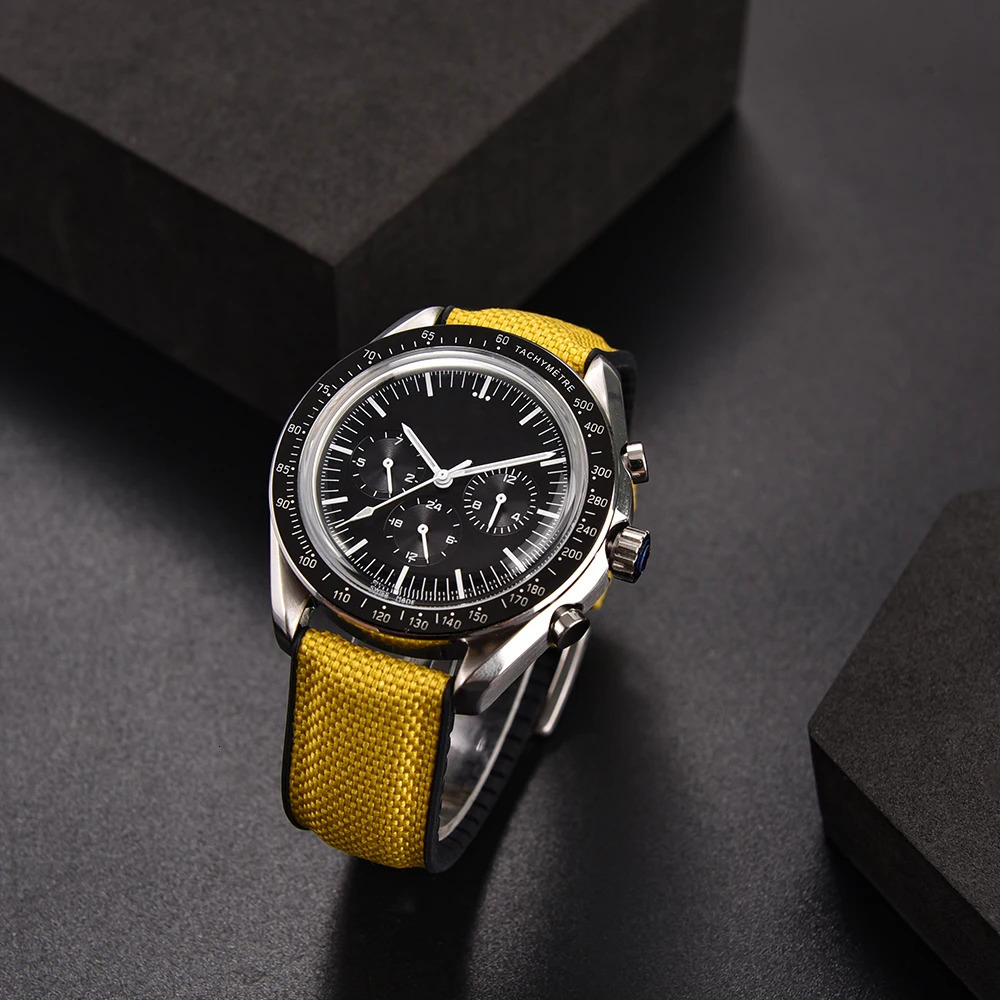 JUELONG Sailcloth Rubber Strap Quick Release Waterproof Watch Bands 18mm 19mm 20mm 21mm 22mm Canvas Nylon Wristband 260304