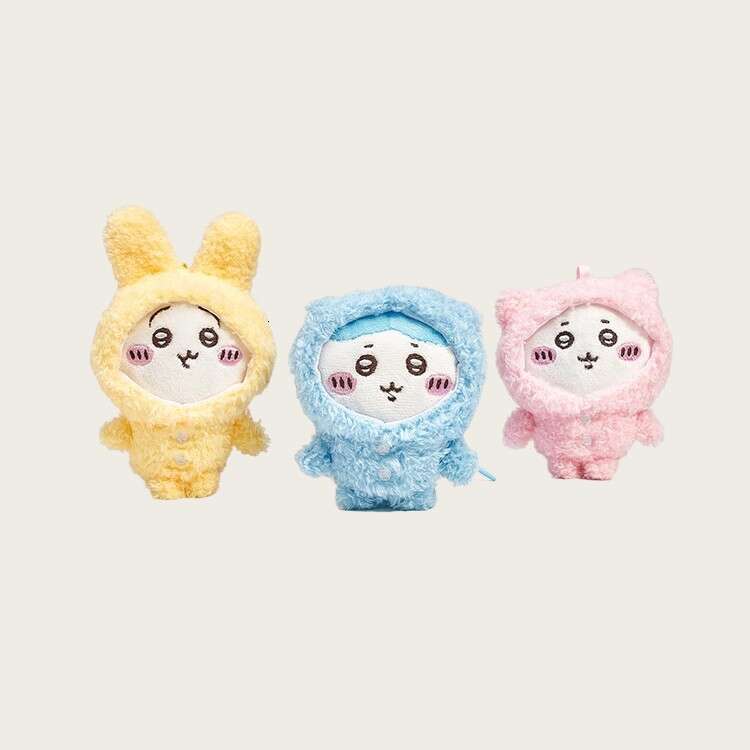 Xiaoba Usachi Internet Celebrity Cute Adorable Little Bunny Pendant Keychain Bag Charm Plush Doll Toy