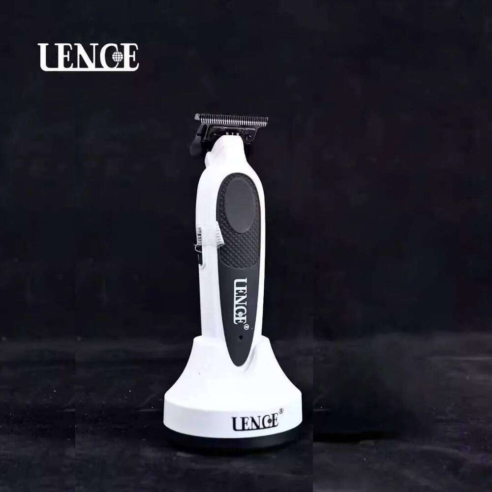 White New LENCE FF1TS Clipper Professional Oil Head Main Hair Salon Special Scratch Carving Small Pusher Trimmer C260312