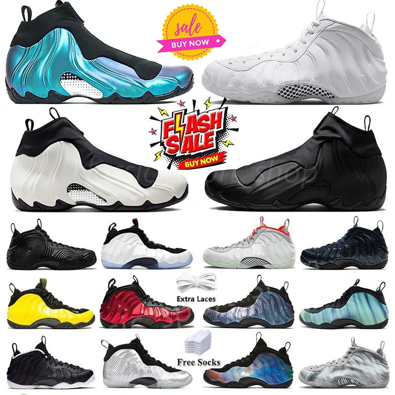 designer foamposits basketball shoes men's Galaxy ParaNorman Penny Triple White psychological blue anthracite metal gold men's sports shoes outdoor sports shoes