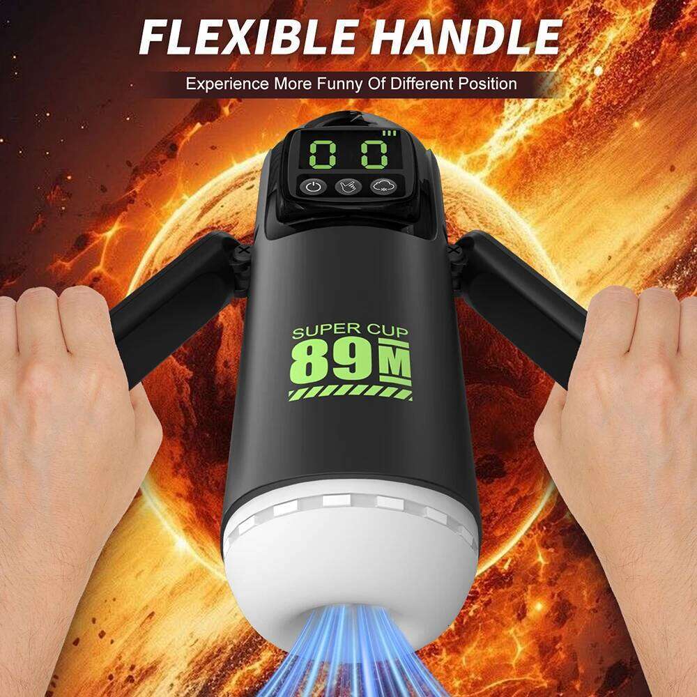 Automatic Male Masturbator Cup 8 Telescopic & Sucking Vibrator Real Oral Vagina Vacuum Suction Penis Trainer Adult Sex Toys Men Z260312