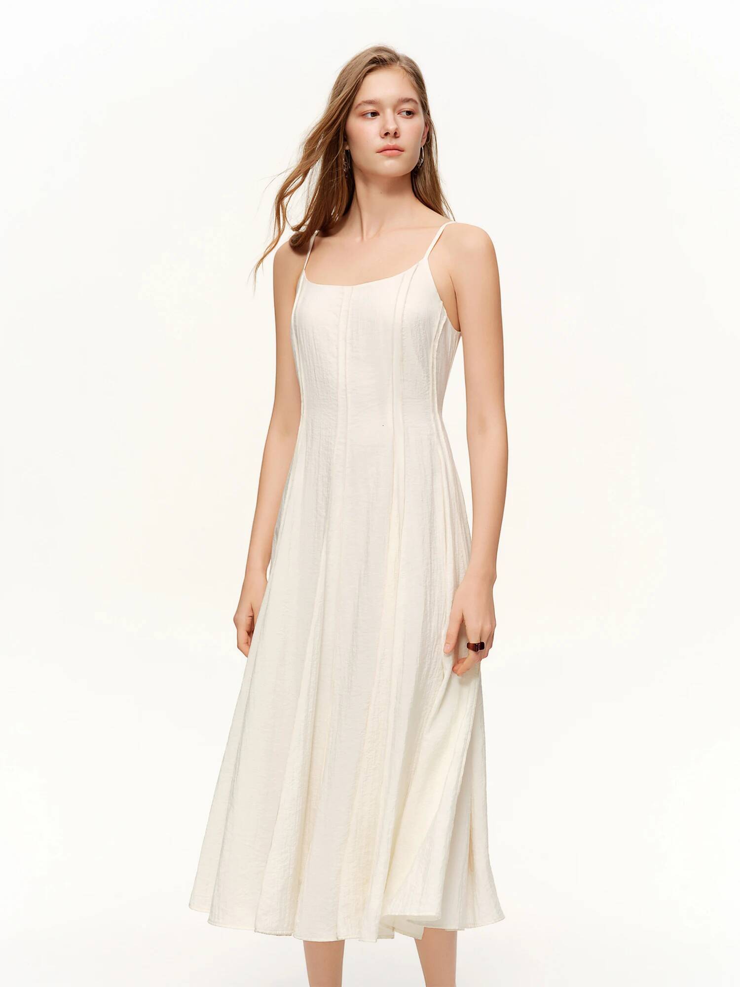 DUSHU Women's Tailored Seamless Construction 3D Assembled Strapless Dress Spring 2026 New Arrival Fitted Slim-Figuring Dresses