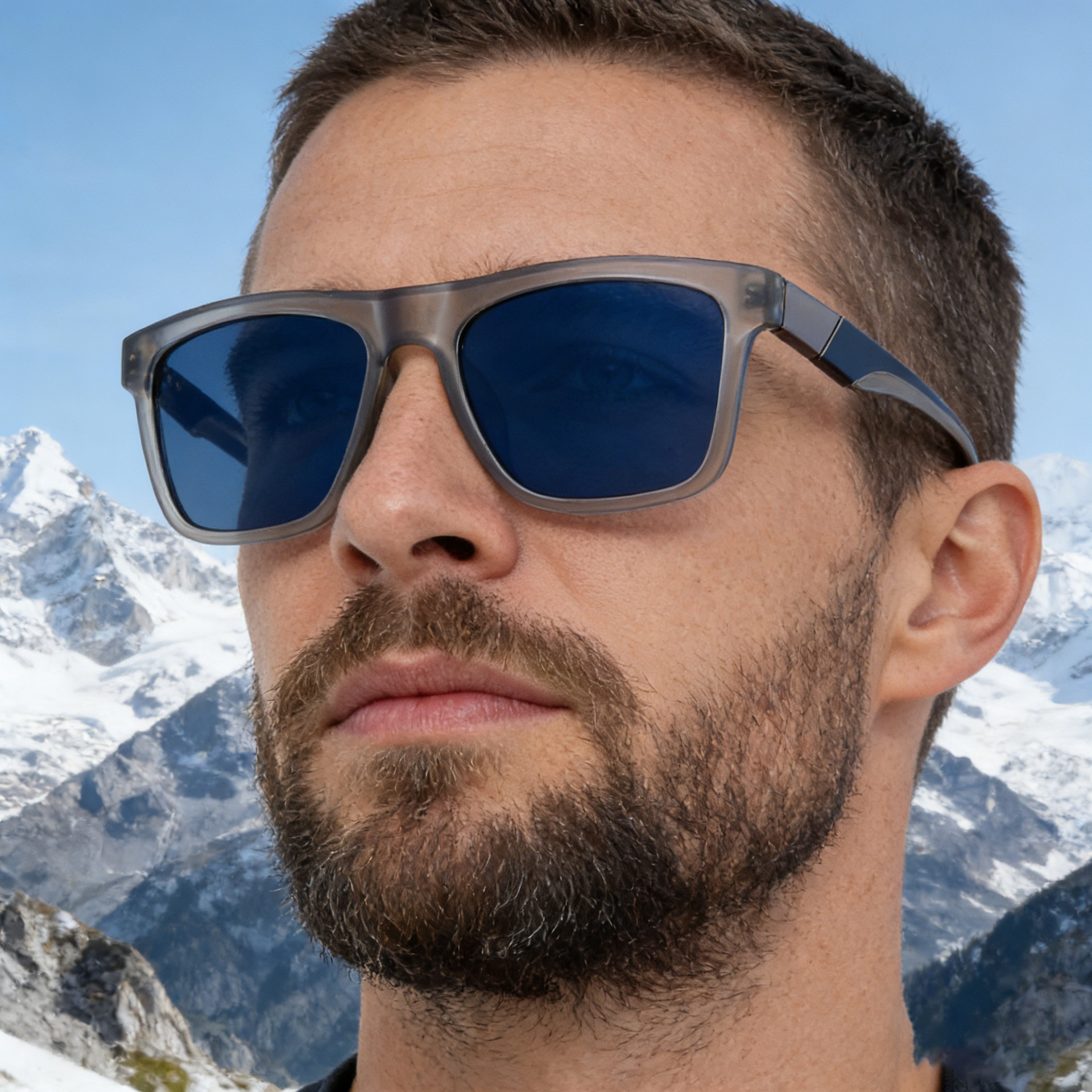 2026 New Fashion Square Frame Polarized Driving Sun Protection Glasses, Outdoor Sunglasses for Men,