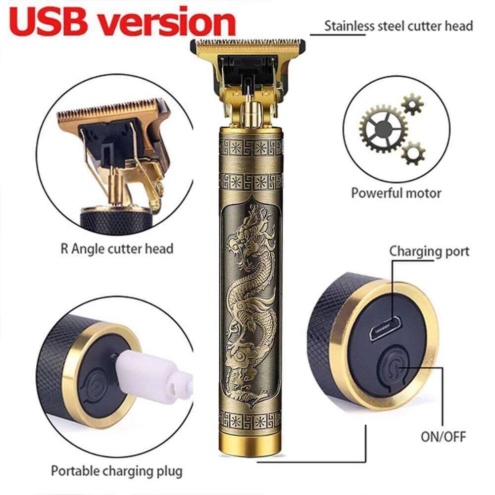 Rechargeable Clipper Barber Professional Electric hair trimmer Shaver Trimmer Beard 0mm Men Hair Cutting Machine for men C260312