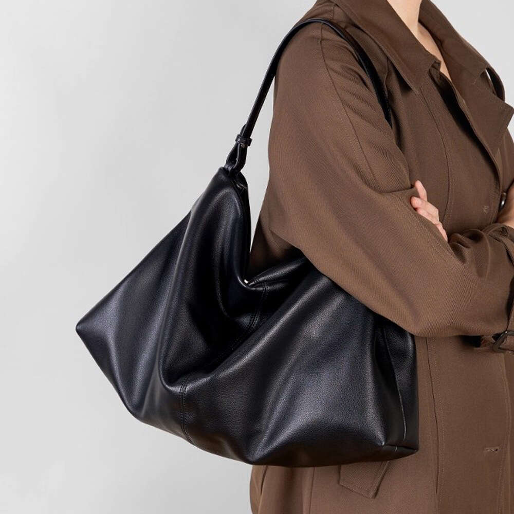 Luxury Bags Totes Large Capacity Tote For Women Lazy Relaxed Feel Cowhide Commuter Genuine Underarm Bag Autumn And Winter Soft Leather Single Crossbod
