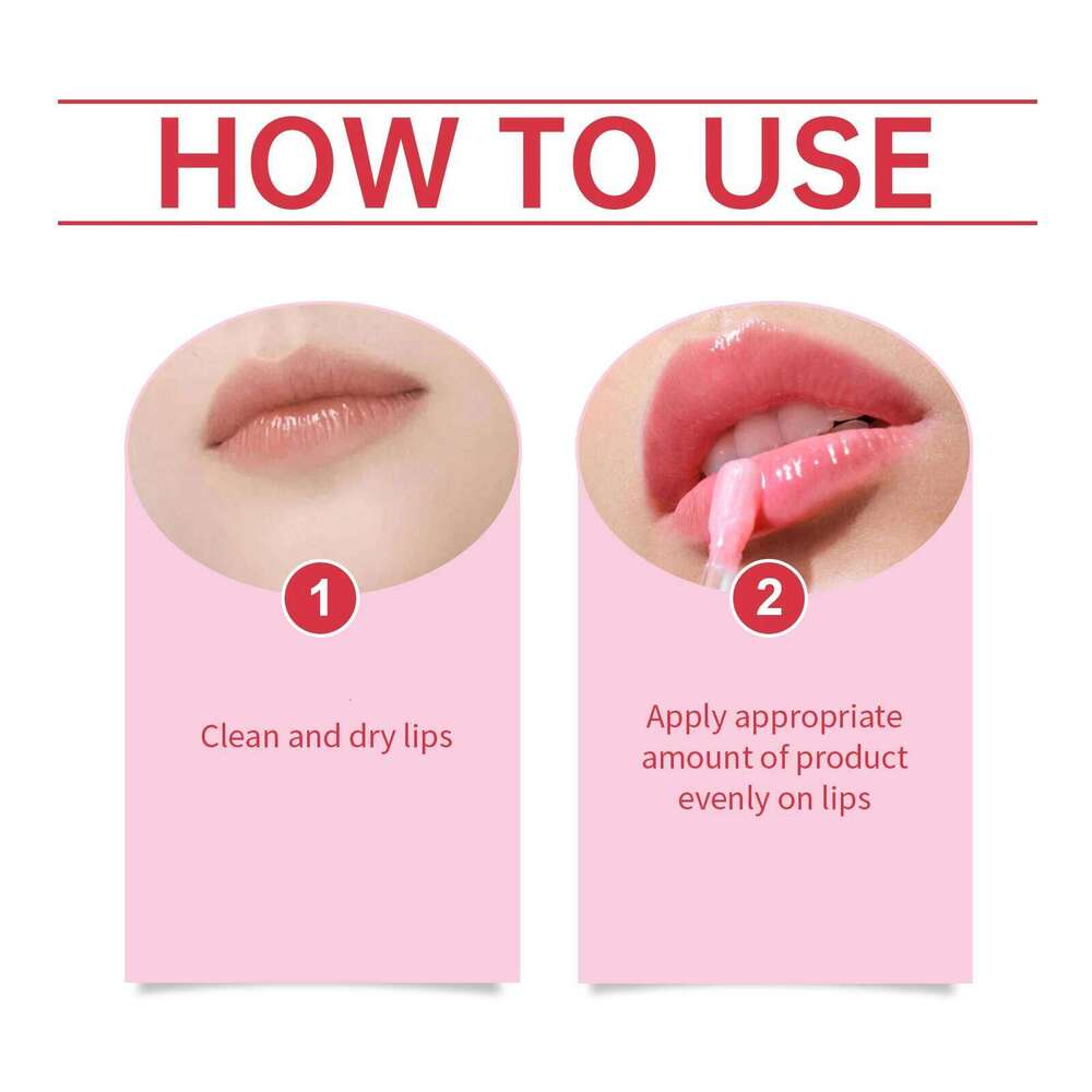 Nourishing Tinted Lip for High-Shine Finish Hydrating Crystal Oil Plumping Moisturizing Long Lasting Non-sticky Care Product W260311