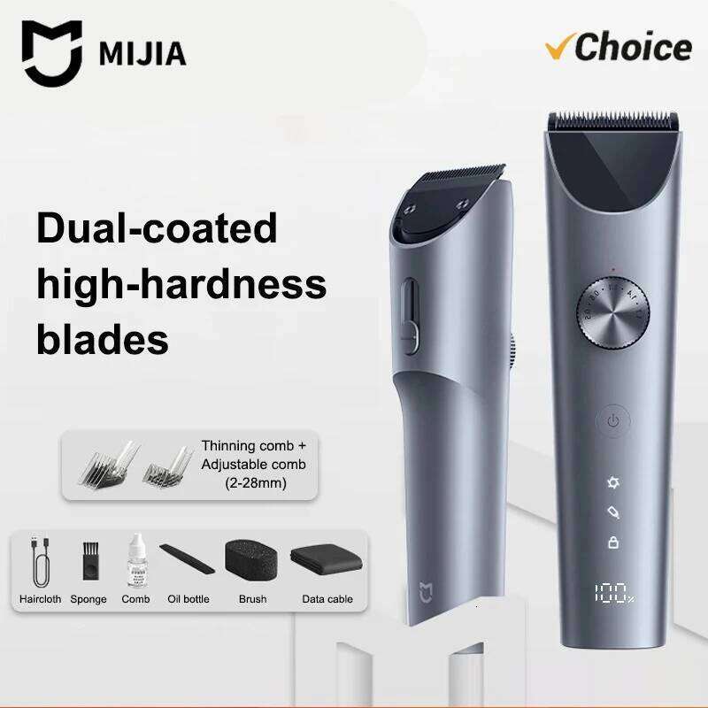 MIJIA Hair Trimmer Professional Beard Cut IPX7 Waterproof Wireless Haircut Machine Mijia Clipper 2 C260312