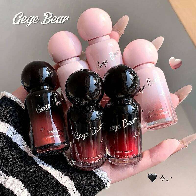 Gege bear Long-Lasting Moisturizing Gloss, Lip Care Cosmetics Suitable for All Skin, Valentine's Day Gift, Birthday Gift lip W260311