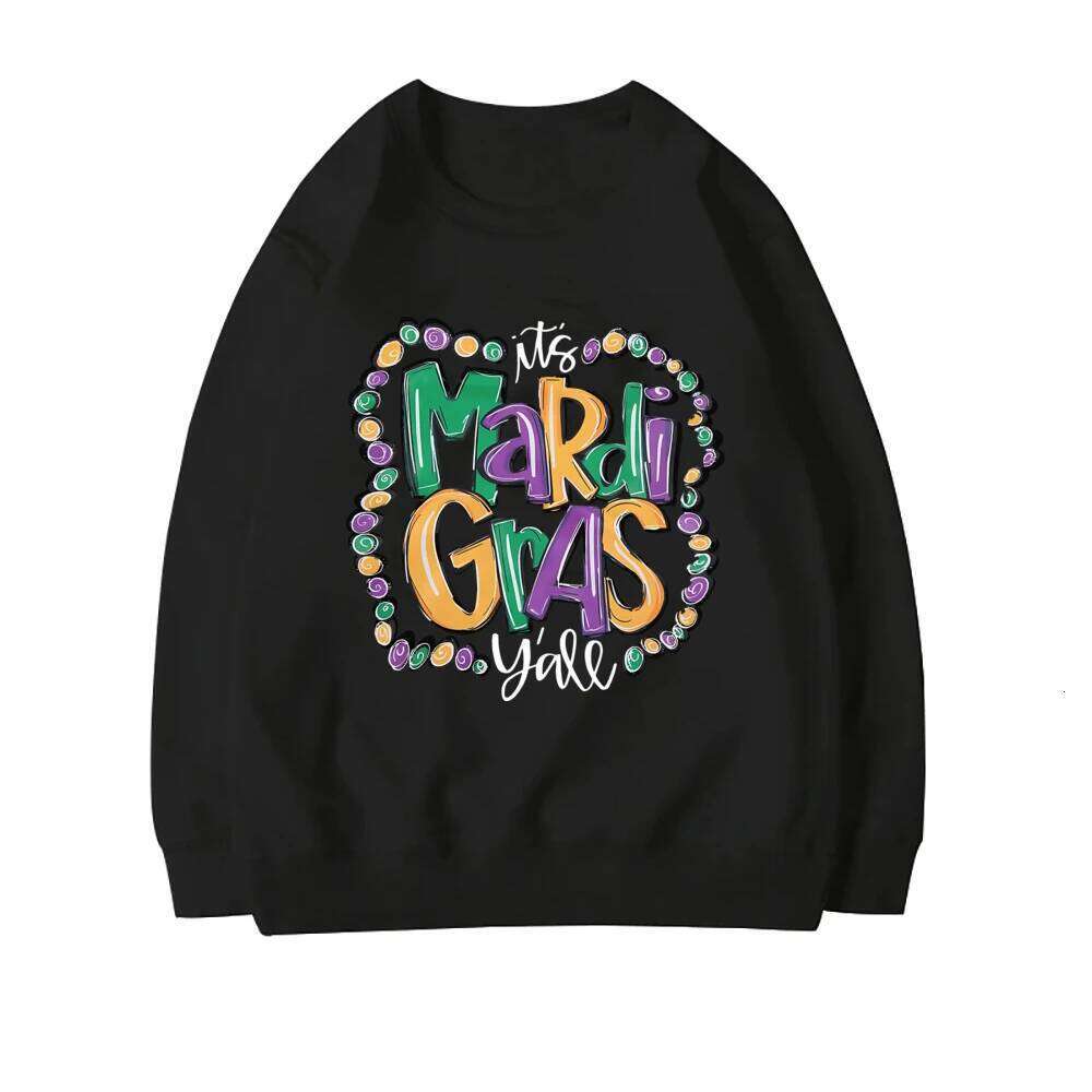 It's Yall Sweatshirt Carnival Shirt Women Mardi Gras Costume New Orleans Cruise SweaterShirt Z260312