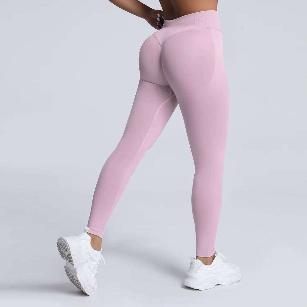 VEQKING Scrunch Butt Women Yoga Seamless Sports Leggings Low Waist Gym Fitness Tights Quick Drying Fall Warm Workout Pants 26H0311