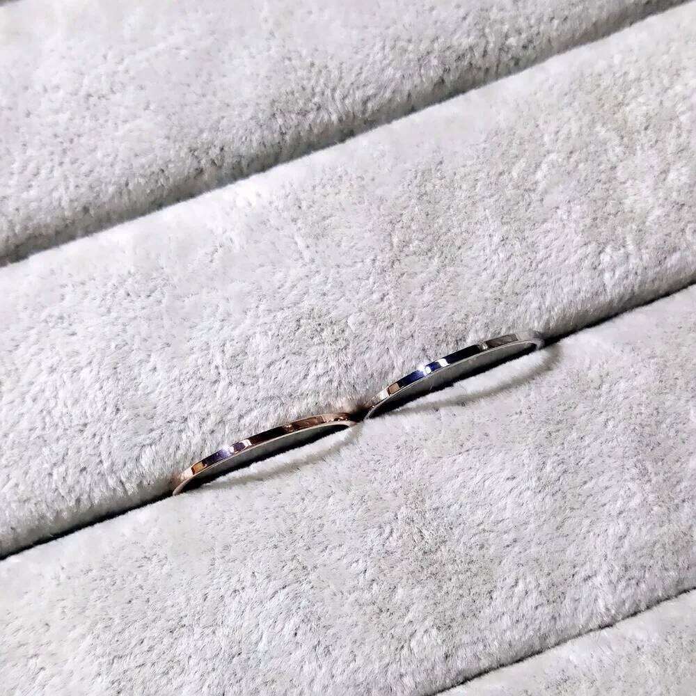 YUN RUO Fashion Brand Rose Gold Silver Color Super Thin Ring for Woman Man Lady Wedding 316 L Stainless Steel Jewelry Never Fade H260312