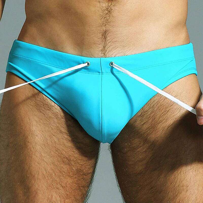 Mens Swimwear Sexy Briefs Swimsuits Trunks Beachwear Summer Surf Board Wear Men Swimming Brief Bikini Underwear Spa Underpants Z260312