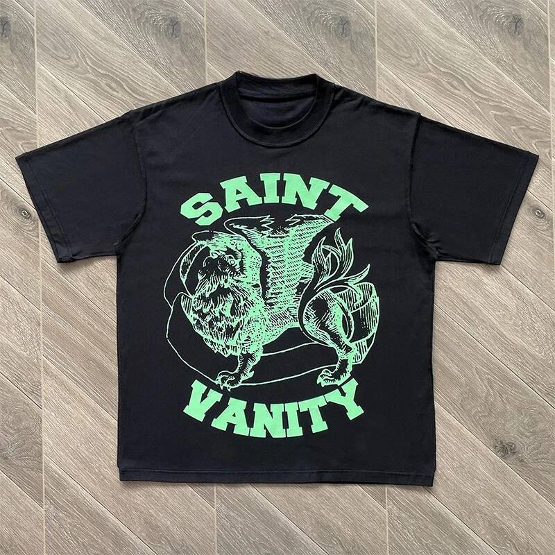 Ins The Same Style, Letter Printing Casual Short-sleeved T-shirt for Men and Women Breathable Oversized T Shirt ddmythur