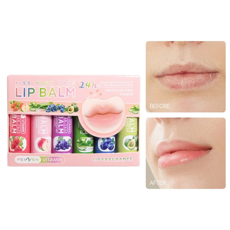 Pennyfun Fruit-Flavored Lip Balm Set Ultra-Hydrating and Moisturizing Formula - -Selling Lip Treatment with a Variety 260304