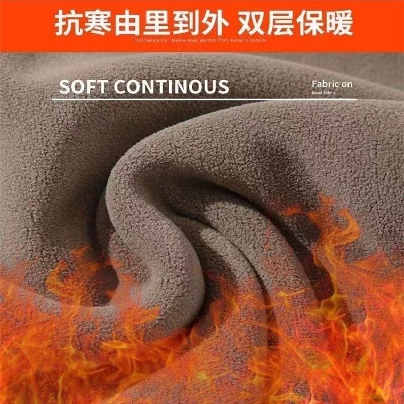 Designer Pants Double-sided Fleece Pants For Men Outdoor Wear Jogger Sweatpants Fleece-lined Thickened New Style Winter Warm Sports Pants For Men