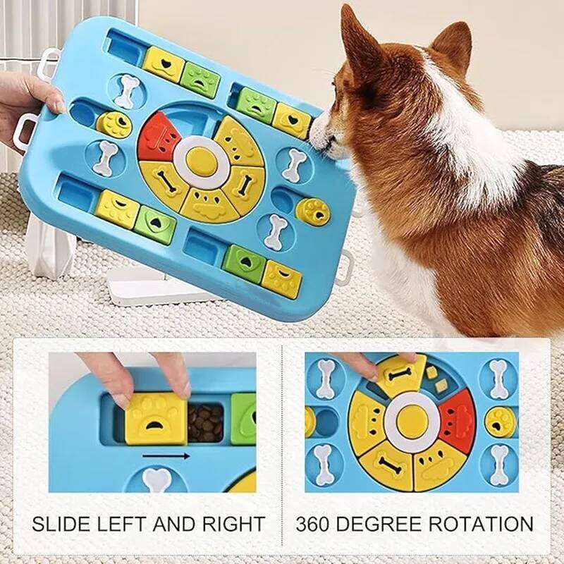 Interactive Dog Toy for Large, Medium, Small Dogs and Cats, 4 Ways Play, Slow Feeder Promotes Digestion, Easy to Clean 26Y0312