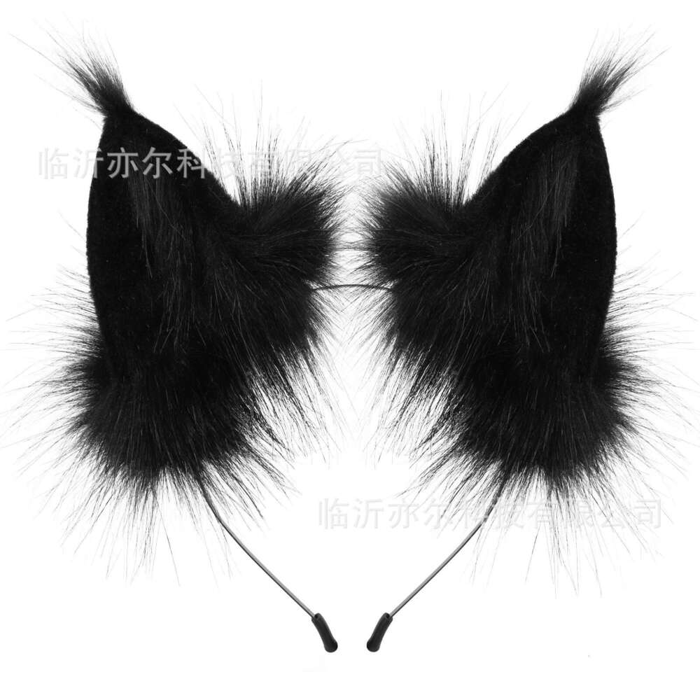 New Personalized Adjustable Headband Halloween Role-Playing Fox Ears Cosplay Plush Hair Accessory