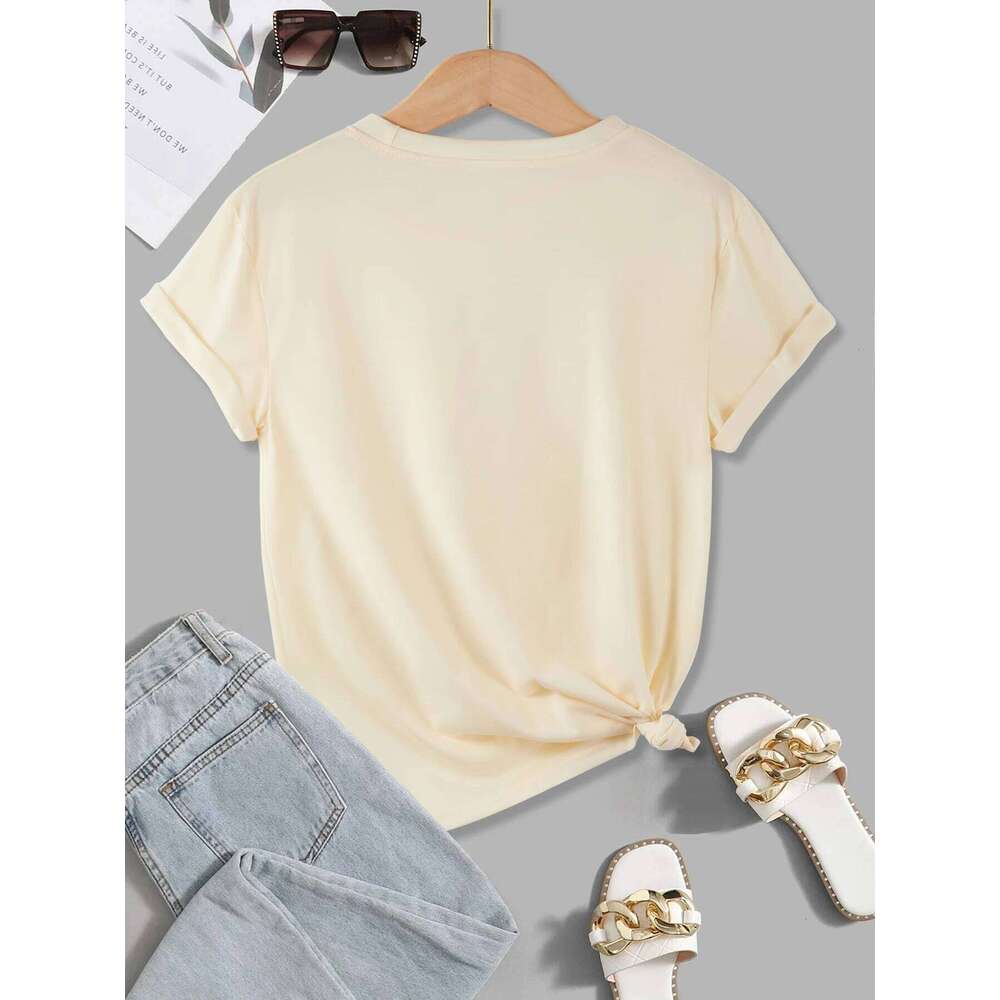 Carnivals It'S Mardi Gras Yall Prints T-Shirt Womens Summer Basic T Shirts Soft Loose Short Sleeve Tops Casual O-Neck Clothes Z260312