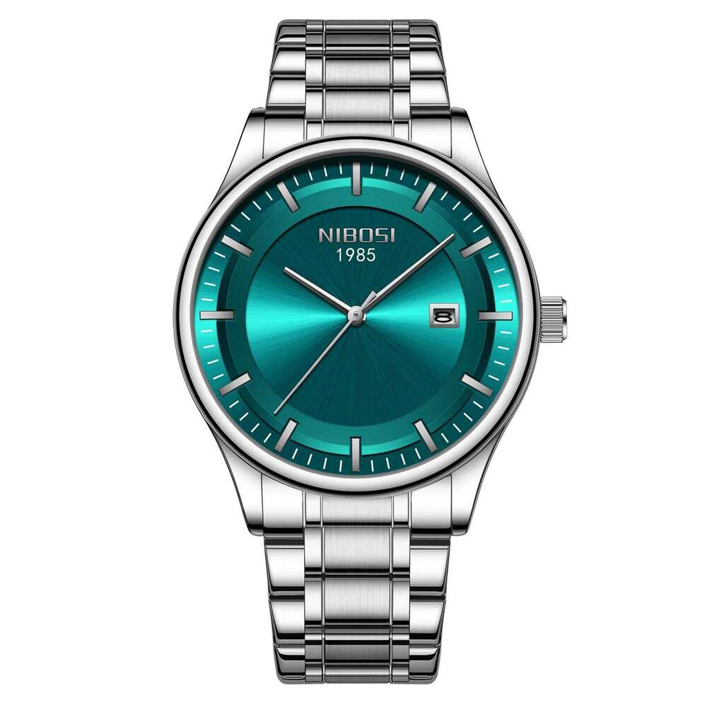 NIBOSI Business Men's Top Brand Luxury Analog Quartz Waterproof Auto Date Simple Watches for Men Reloj Hombre