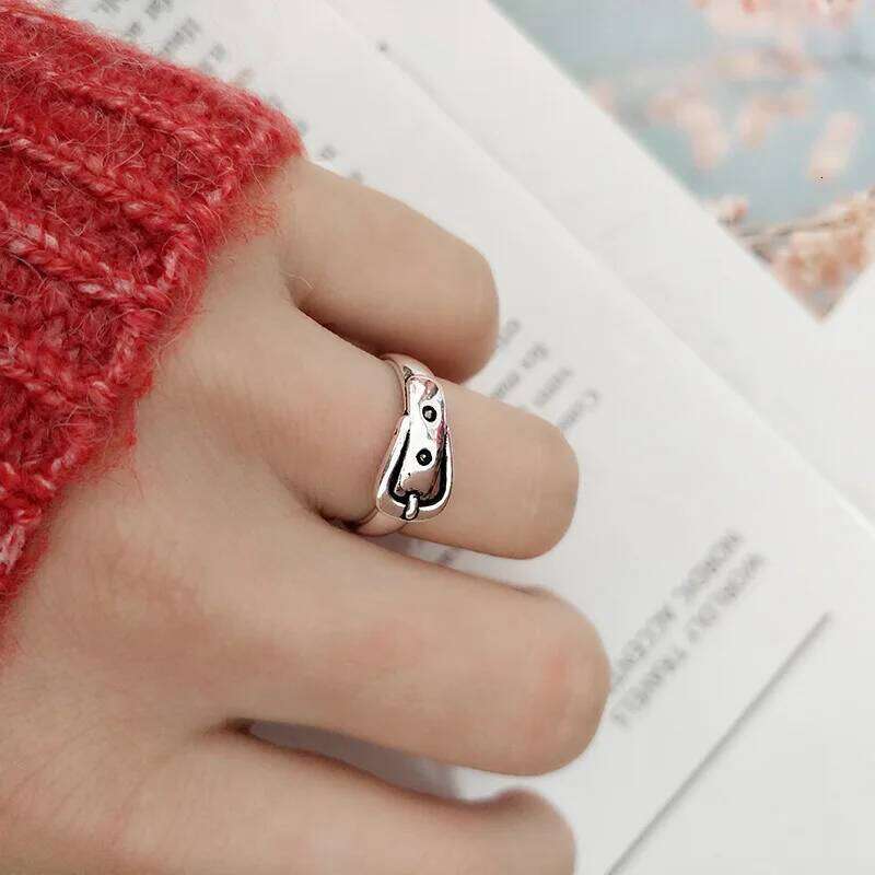 New in 925 Sterling Silver Belt Adjustable Rings For Women Vintage Wedding Jewelry Wholesale H260312
