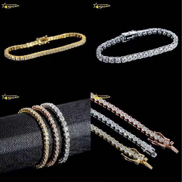 Cheapest Price 925 Sterling Silver Pass Diamond Tester GRA Certificated VVS Moissanite Chains Necklace