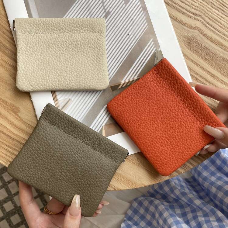 Luxury fashion wallet Women S Purse New Model Lychee Pattern Light Luxury Versatile Multifunctional Ultra Thin Coin And Lipstick Storage Pouch