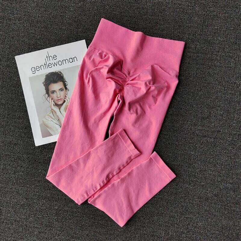 Seamless High Waist Leggings Sport See Through Yoga Gym Running Quick Dry Scrunch Butt Pants 26H0311