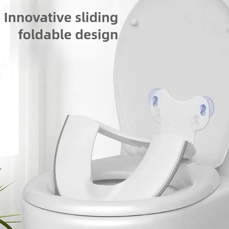 Foldable Toddler Toilet Seat Portable Training Seats with Urine Barrier Universal Family Suction Cups 260311